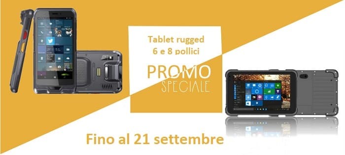 Tablet indutriali offerta promozione In promozione tablet industriali 8 e 6 pollici