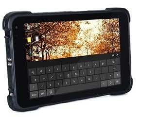 Robusto tablet rugged protetto IP67 con Windows 10 e Android