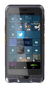 Performante phablet industriale windows 10 con lettore di codici a barre 1 o 2D integrato.