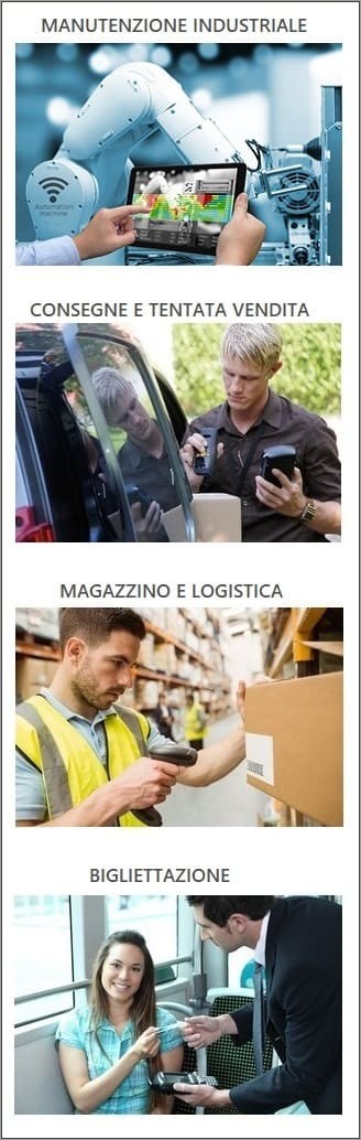 Campi di applicazione dei dispositivi portatili 